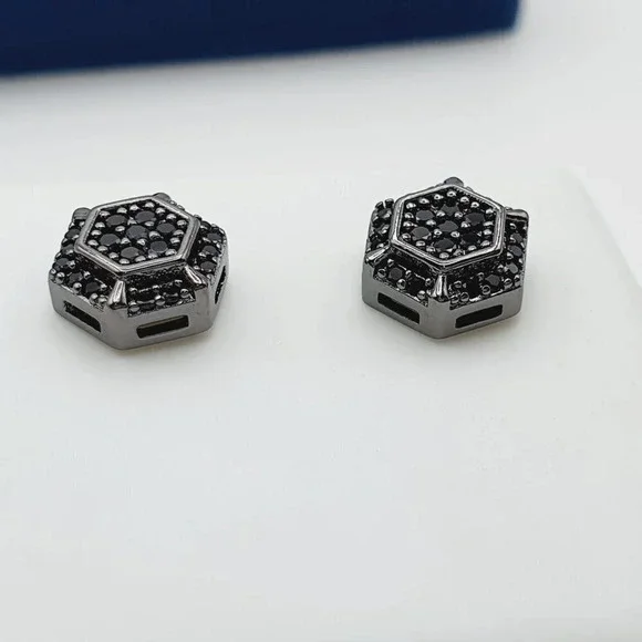 "925 Sterling Silver Plated CZ Earrings, EVBRS480